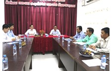 Vinh University visited and worked with Oudomxay Department of Education and Sports, Lao PDR